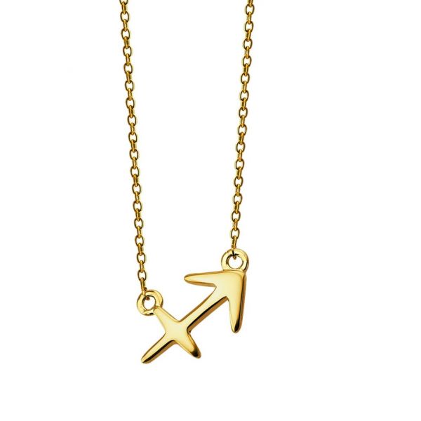 JWLS4U | Zodiac Sign Necklaces Gold
